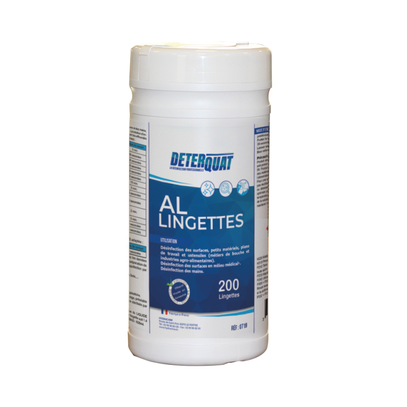 Deterquat lingettes désinfectantes - 200 lingettes