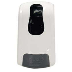 Distributeur manuel savon mains - Blanc