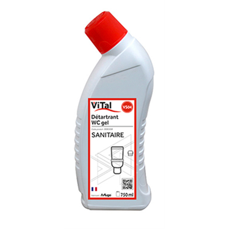 Détartrant gel WC - Flacon 750 ml