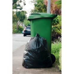 Sac poubelle 130L- Basse densité -Noir 80x115cm
