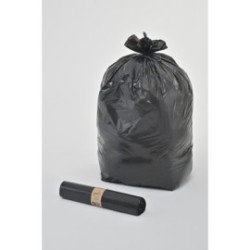 Sac poubelle 100 L - Basse densité - Noir 82x85 cm