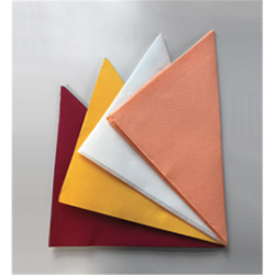 Serviette 38x38 cm - Point à point - 2 plis - Crème