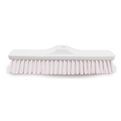 Balai droit 29 cm - Mi-dur - Blanc