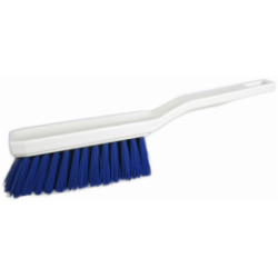 Balayette droite fleuré 29 cm - Bleu