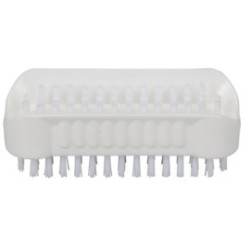 Brosse à ongle double - Blanc