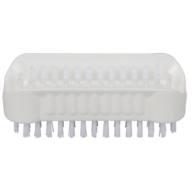 Brosse à ongle double - Blanc