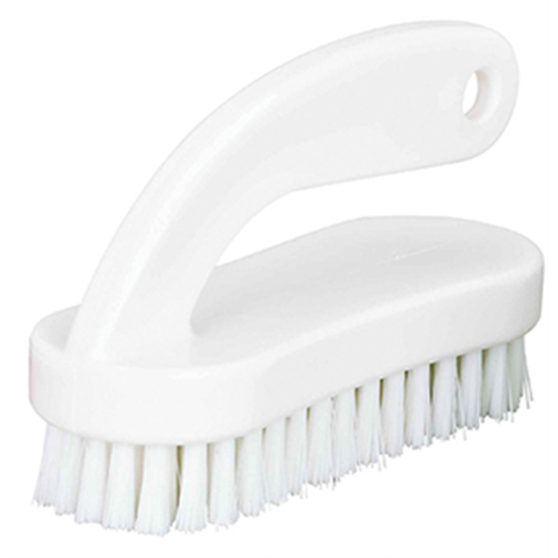 Brosse à ongle avec poignée - Blanc