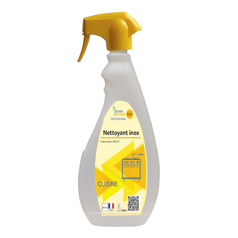 Nettoyant inox - Pulvérisateur 750 ml