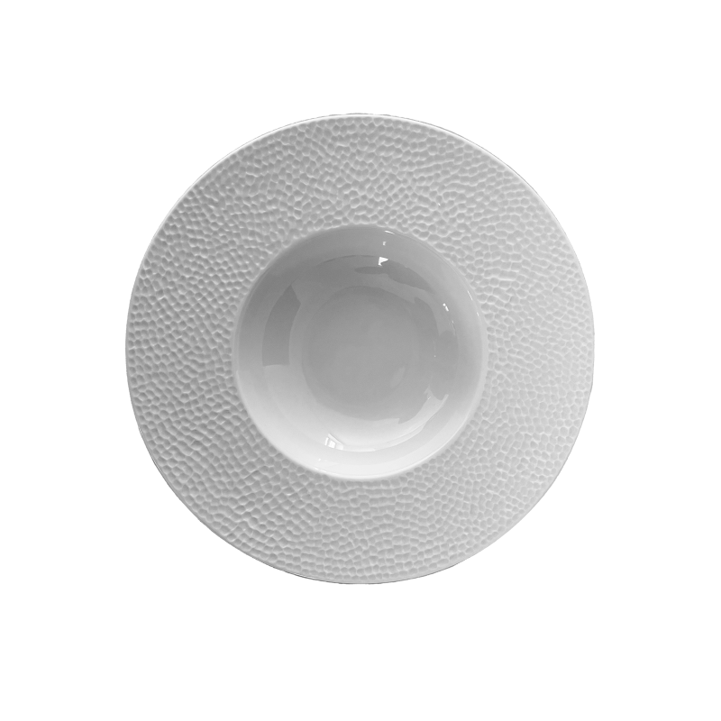 Assiette à dégustation - Porcelaine ø 27 cm - Bulle