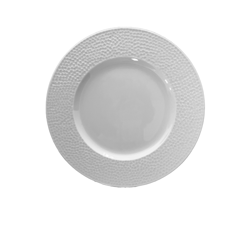 Assiette plate - Porcelaine ø 26 cm - Bulle