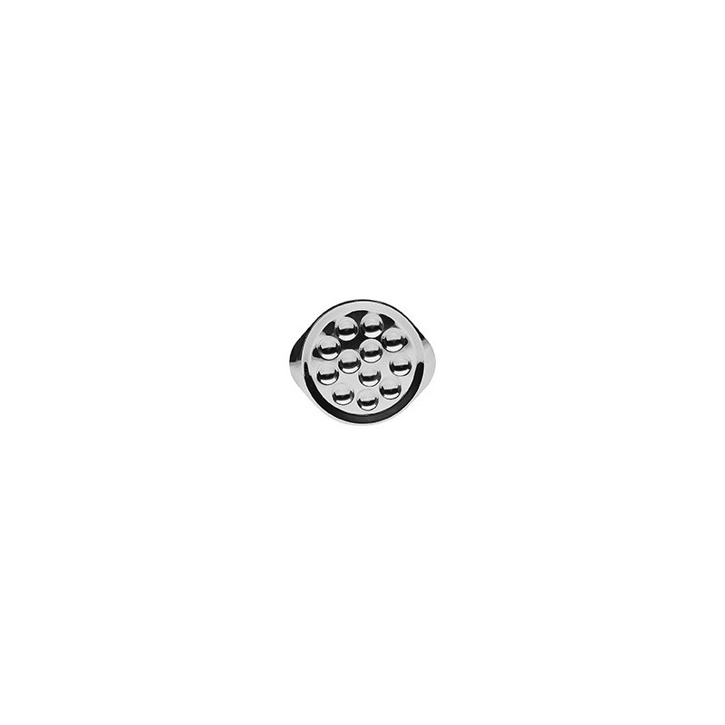 Plat à escargots 12 trous - 20x23 cm - Inox