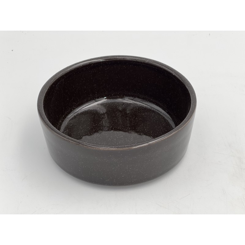 Assiette Poh-Key creuse ø 13,5 cm - Noir - Subtile