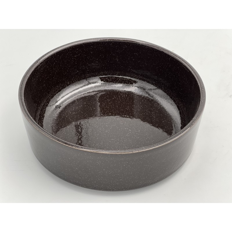Assiette Poh-Key creuse ø 19 cm - Noir - Subtile