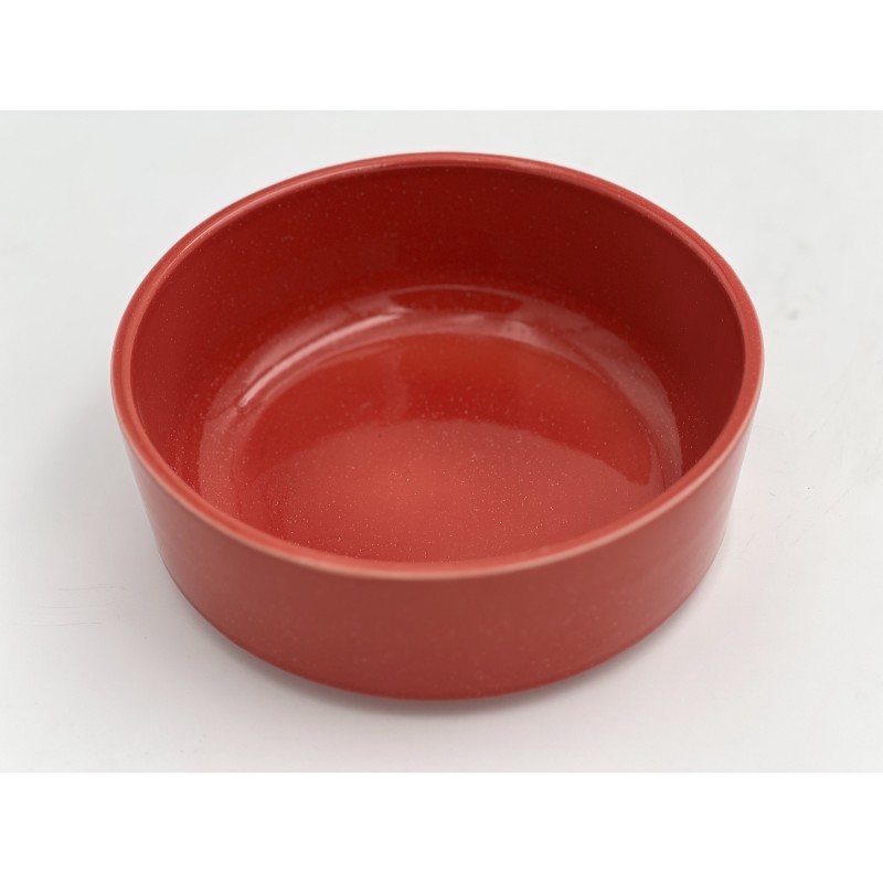 Assiette Poh-Key creuse ø 19 cm - Rouge - Subtile