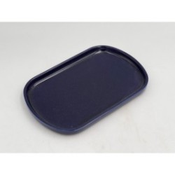 Assiette Oblong ovale ø 26 cm - Bleu - Subtile