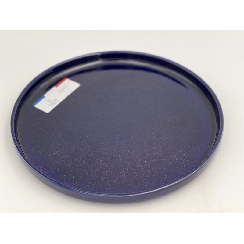 Assiette Tour ronde ø 25 cm - Bleu - Subtile
