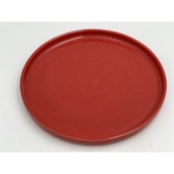 Assiette Tour ronde ø 25 cm - Rouge - Subtile