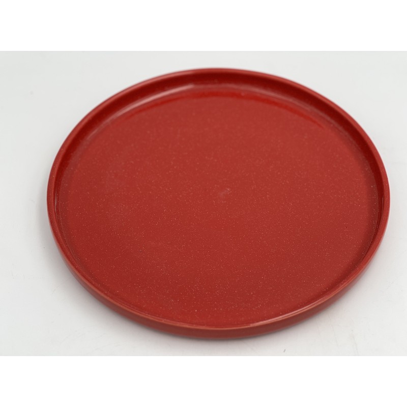 Assiette Tour ronde ø 25 cm - Rouge - Subtile
