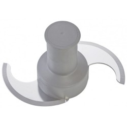 Couteau lisse Robot Coupe R5 inox deux lames pour hachage pro