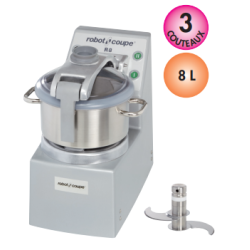 Cutter de table Robot-Coupe R8 – 8 L, 2 200 W, 1 500/3 000 tr/min