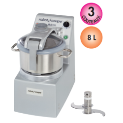 Cutter de table Robot-Coupe R8 V.V. – 8 L, 2 200 W, vitesse variable