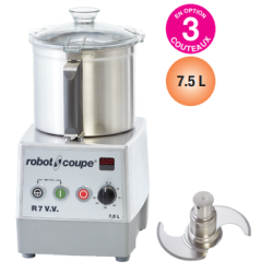 Cutter de table Robot-Coupe R 7 V.V. – 7,5 L, 1 500 W