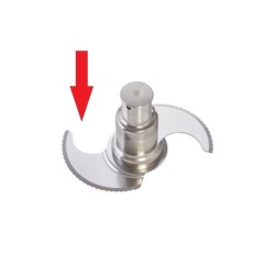 Lame crantée inférieure Robot Coupe R7 – Accessoire inox professionnel