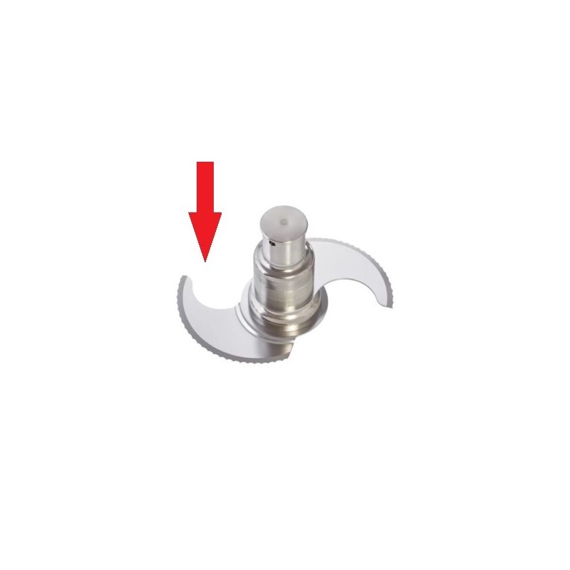 Lame crantée inférieure Robot Coupe R7 – Accessoire inox professionnel