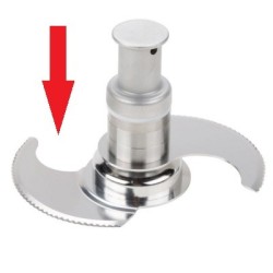 Lame dentée inférieure Robot Coupe R7 – Pièce détachée d’origine inox
