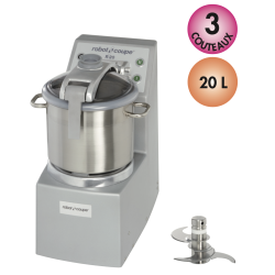 Cutter vertical Sous-Vide Robot-Coupe R20-SV–20 L, 4 400 W, 400 V tri