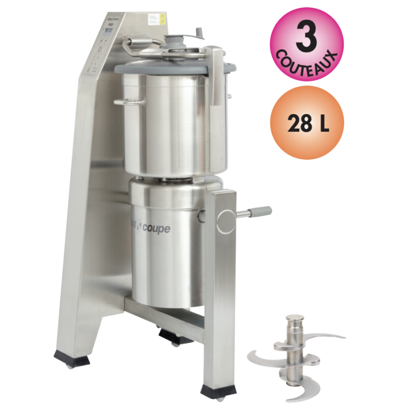 Cutter vertical Sous-Vide Robot-Coupe R30 – 28 L, 5 400 W, 400 V tri,