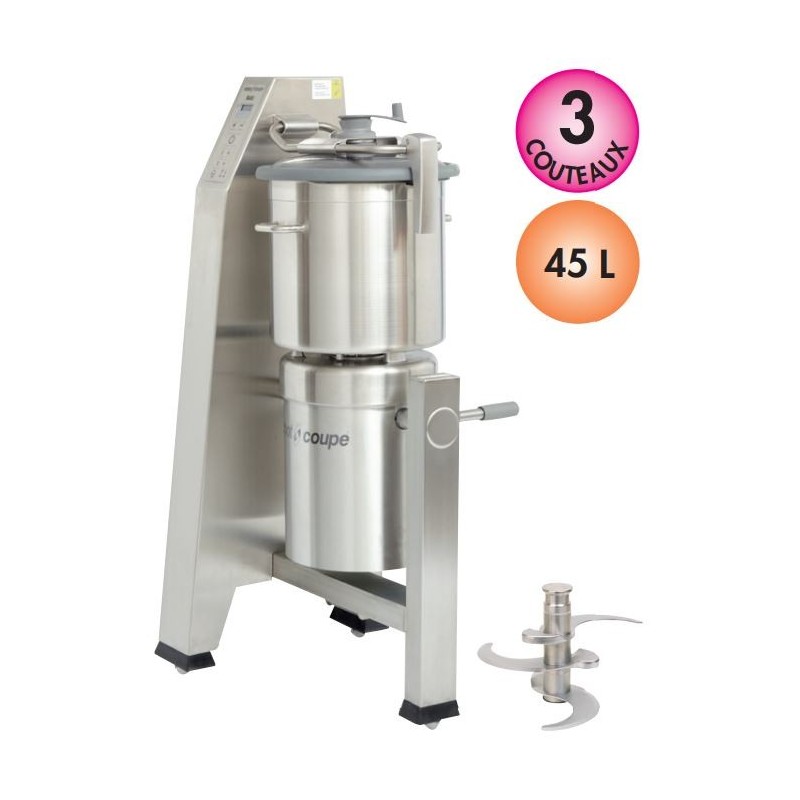 Cutter vertical Robot-Coupe R45 V.V. – 45 L, 10 kW, vitesse variable