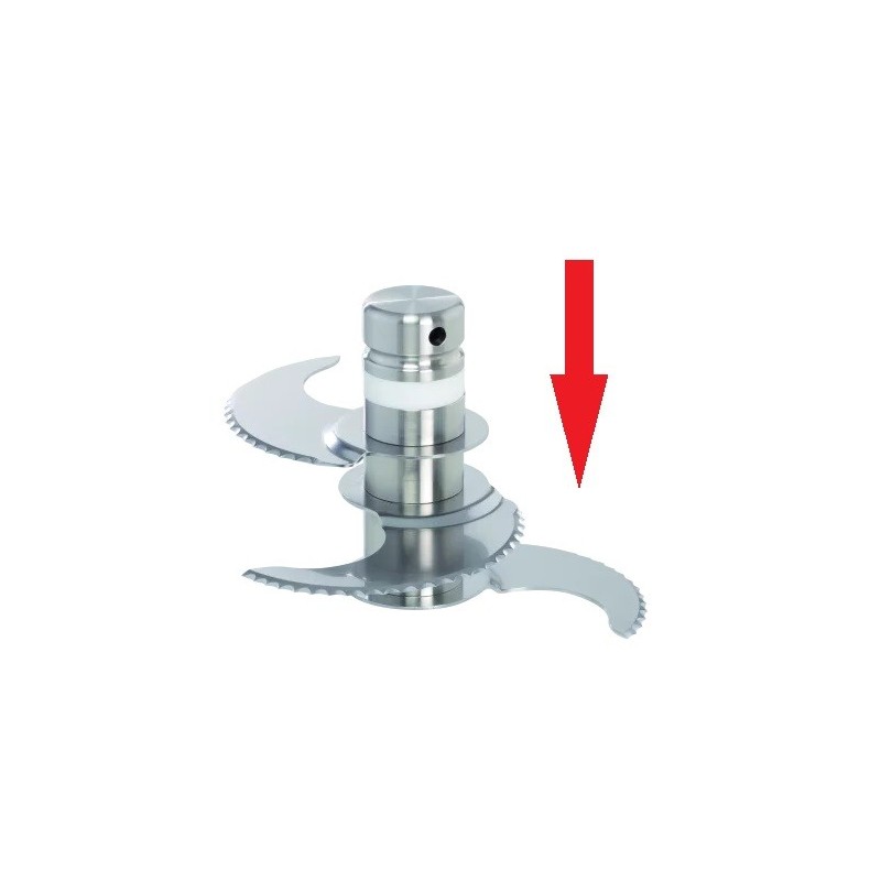 Lame crantée inox Robot Coupe R60 – Spécial broyages pâtisserie