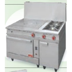 Table fourneau gaz Delrue 912A 2 feux + coup feu