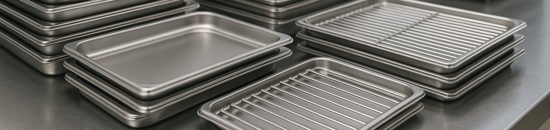 Plaques et grilles de cuisson format GN
